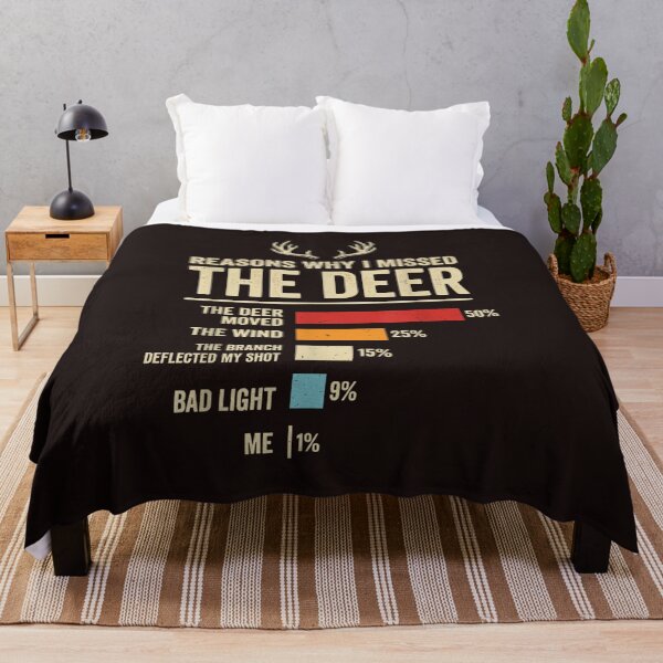 Item preview, Funny Deer Hunter Excuses Bar Chart Hunting Season Top designed and sold by mari-kayden.