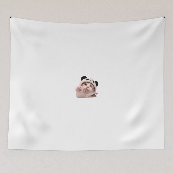 Item preview, Cute Cat Making Heart Shape – Kawaii Love Cat designed and sold by Bysma.