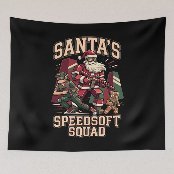 Item preview, Santas Speedsoft Squad designed and sold by SplashTastic.