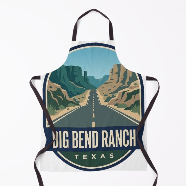 Item preview, Big Bend Ranch Texas River Road Oval Badge Sticker designed and sold by DetourDgn.