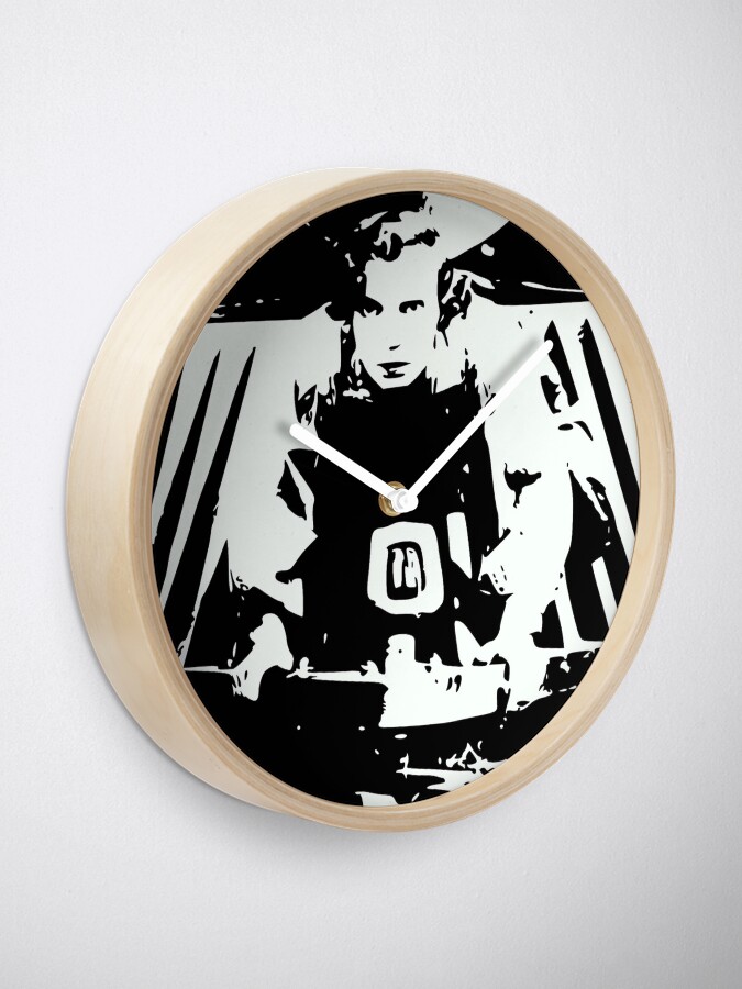"Buster Keaton" Clock by Icarusismart Redbubble