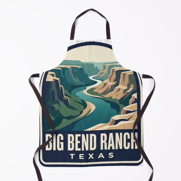 Item preview, Big Bend Ranch Texas Rio Grande Canyon Arch Badge Sticker designed and sold by DetourDgn.