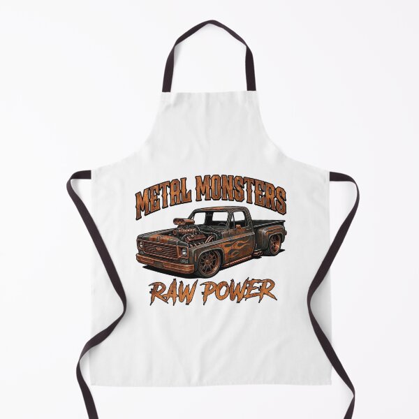 Item preview, Metal Monsters Raw Power Rusted Hot Rod Pickup Truck Vintage Art designed and sold by SasquatchTrail.