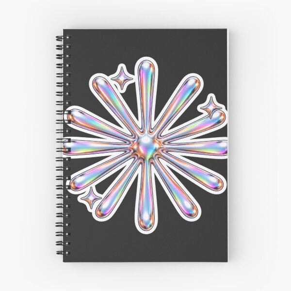 Item preview, Y2K Chrome Claude AI Spark - Holographic Iridescent AI Developer Sticker designed and sold by Stick Erify.