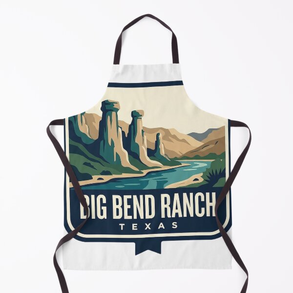 Item preview, Big Bend Ranch Texas Hoodoos Ribbon Badge Sticker designed and sold by DetourDgn.