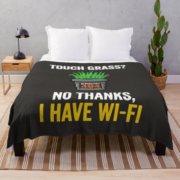Item preview, Touch Grass No Thanks I Have Wifi designed and sold by SplashTastic.