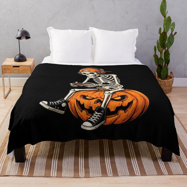 Item preview, Gamer Skeleton Pumpkin Halloween Apparel designed and sold by Dmo3HarkoArt.