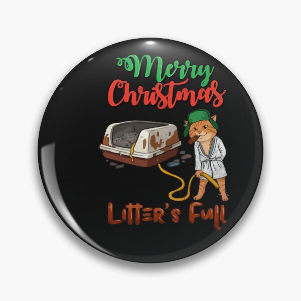 Item preview, Litter's Full Merry Christmas Litter Duty designed and sold by FrankIsabel.