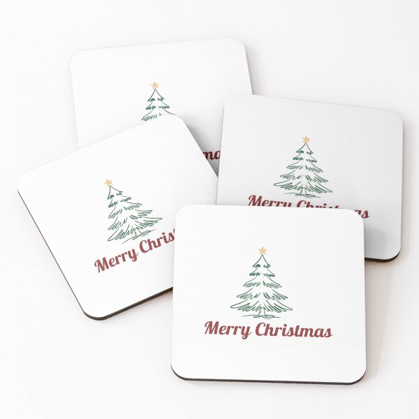 Item preview, Merry Christmas - Hand-Drawn Evergreen Christmas Tree with Golden Star designed and sold by DColourMuse.