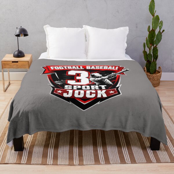 Item preview, 3-Sport-Jock-Football-Baseball-Basketball-Emblem designed and sold by KristinRosss.
