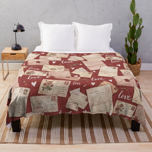 Item preview, Vintage Love Letters and Romantic Old Correspondence Pattern designed and sold by MIRAMUSE10.