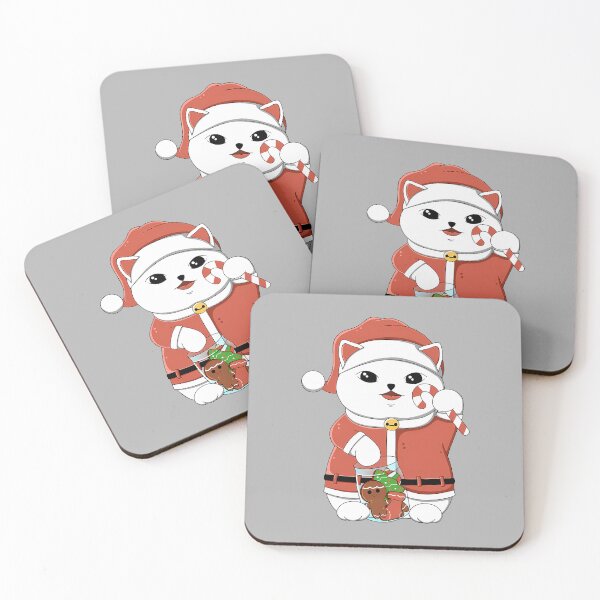 Item preview, Santa Lucky Cat, Christmas designed and sold by ArleneRowe.