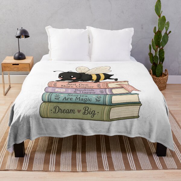 Item preview, Bee and books designed and sold by emmeshop98.