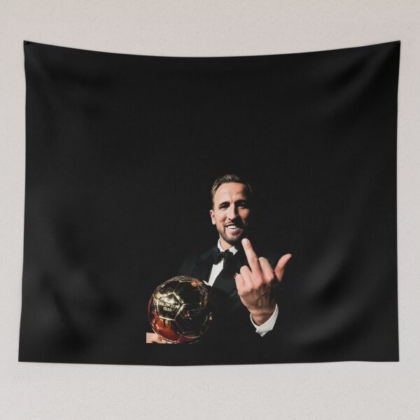 Item preview, Harry Middle Finger Vintage Football Ballon dOr Wiiner 2026 designed and sold by WinghiDesign.