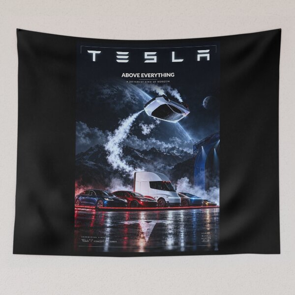 Item preview, TESLA FLYING CAR #5 designed and sold by JamiePullThatUp.