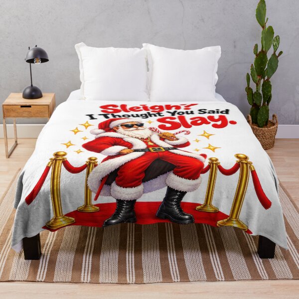 Item preview, Sleigh? I thought you said slay! designed and sold by zakvisuals.