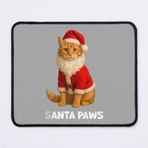 Item preview, Santa Paws Funny Orange Tabby Cat Christmas Holiday_2 designed and sold by ArleneRowe.