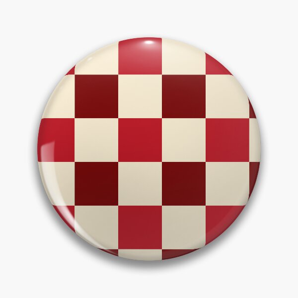 Item preview, Burgundy - Cherry Red - Cream - Checkered Pattern vintage style Plaid Medium designed and sold by DColourMuse.