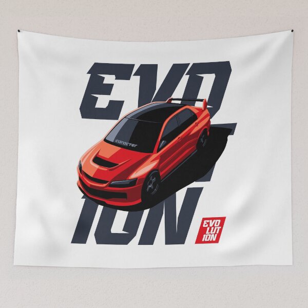 Item preview, EVOLUTION Japanese Rally Legend JDM Art designed and sold by GoinWide.