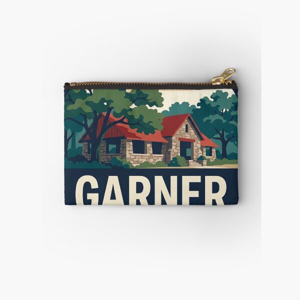 Item preview, Garner State Park Texas Stone Pavilion Circle Badge Sticker designed and sold by DetourDgn.