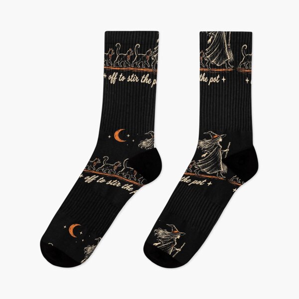 Item preview, Off to Stir The Pot Witch Black Cat Halloween Spooky designed and sold by MakmurMpxgo.