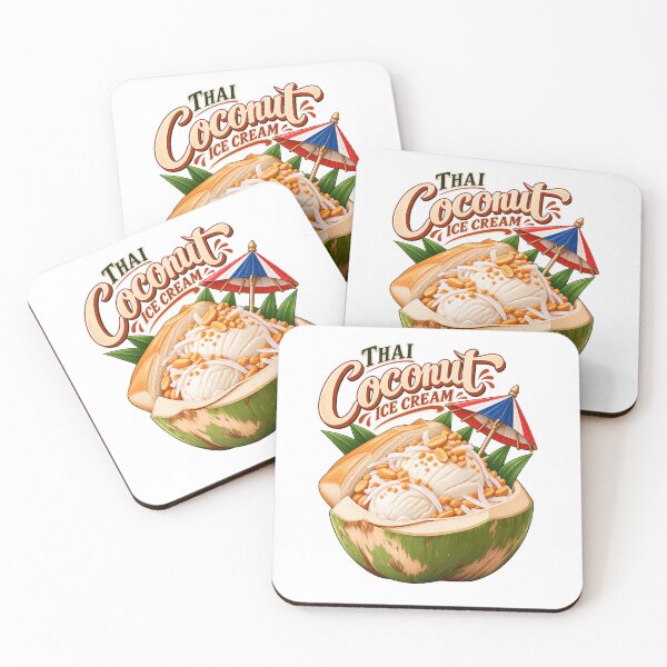 Item preview, Thai Coconut Ice Cream – Traditional Tropical Street Dessert designed and sold by Pali's shop.