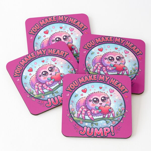 Item preview, charming jumping spider with a little heart designed and sold by TTERRA.