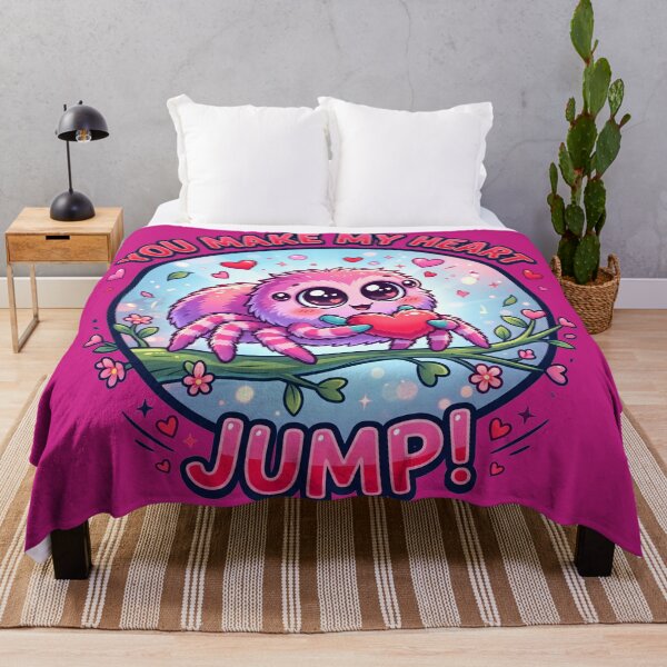 Item preview, charming jumping spider with a little heart designed and sold by TTERRA.