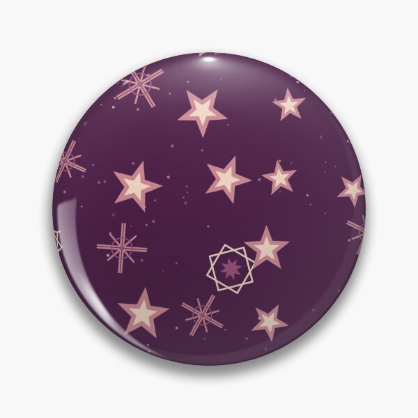 Item preview, Nordic Stars Repeat Pattern - Warm Plum Nordic Star designed and sold by cute-animals99.
