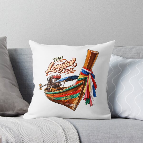 Item preview, Traditional Thai Longtail Boat – Colorful Thailand River Culture designed and sold by Pali's shop.