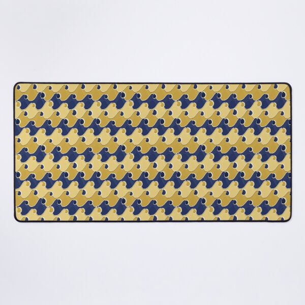 Item preview, Waves Design In Navy, A Festive Rolling Wave Pattern designed and sold by cute-animals99.