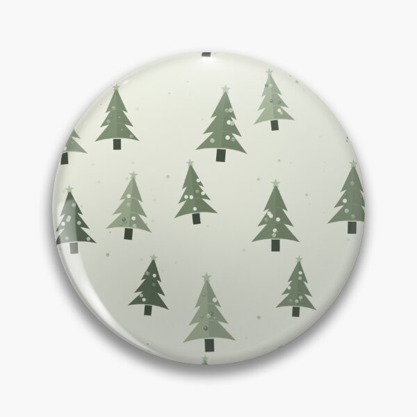 Item preview, Christmas Trees Seamless Pattern - Soft Green Fir Tree In A Calm Palette designed and sold by cute-animals99.