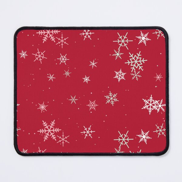 Item preview, Snowflakes Repeat Pattern - Playful Mint Falling Snow designed and sold by cute-animals99.