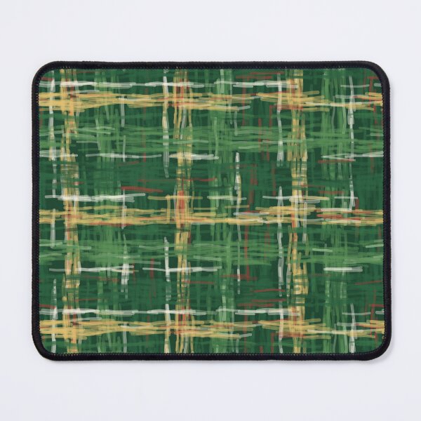 Item preview, Plaid Design In Evergreen, A Woodland Tartan Pattern designed and sold by cute-animals99.