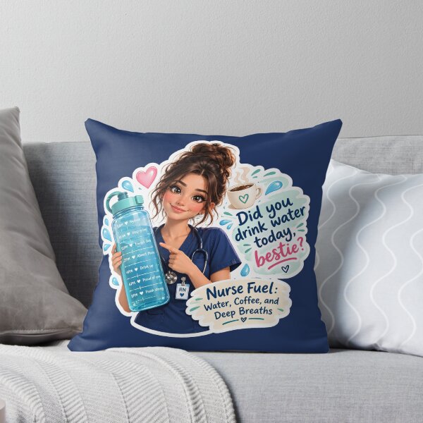 Item preview, Nurse Hydration Sticker – Did You Drink Water Today Bestie? Nurse Fuel Coffee & Water designed and sold by Nurse Craft Studio.