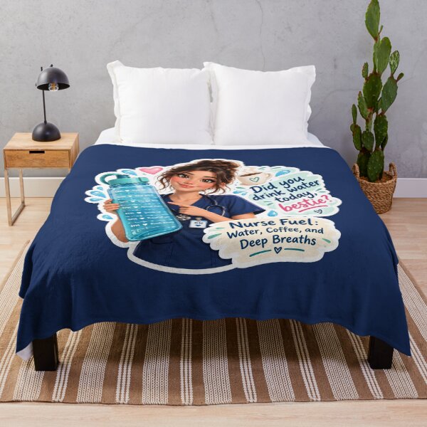 Item preview, Nurse Hydration Sticker – Did You Drink Water Today Bestie? Nurse Fuel Coffee & Water designed and sold by Nurse Craft Studio.