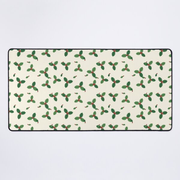 Item preview, Holly Design In Pine Green, A Woodland Holly Sprig Pattern designed and sold by cute-animals99.