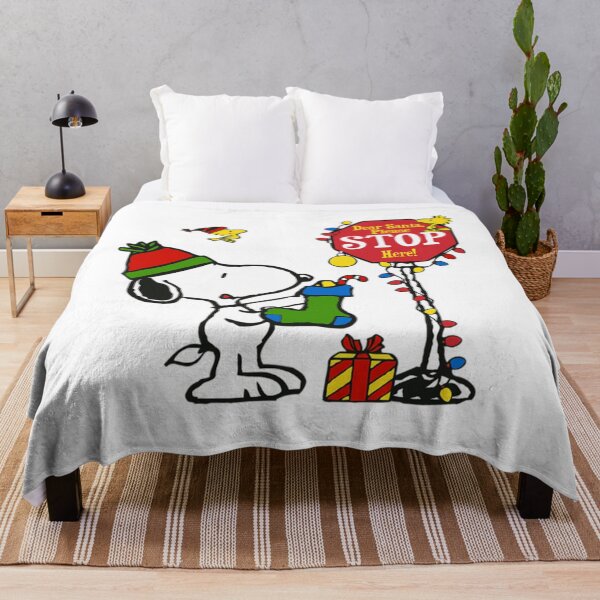 Item preview, Snoopy And Boot Christmas Sign Dear Santa Stop Here designed and sold by shariuncushon.