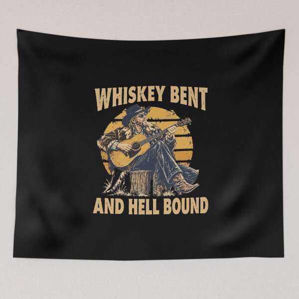 Item preview, Whiskey Bent And Hellbound designed and sold by WesleyFuller.
