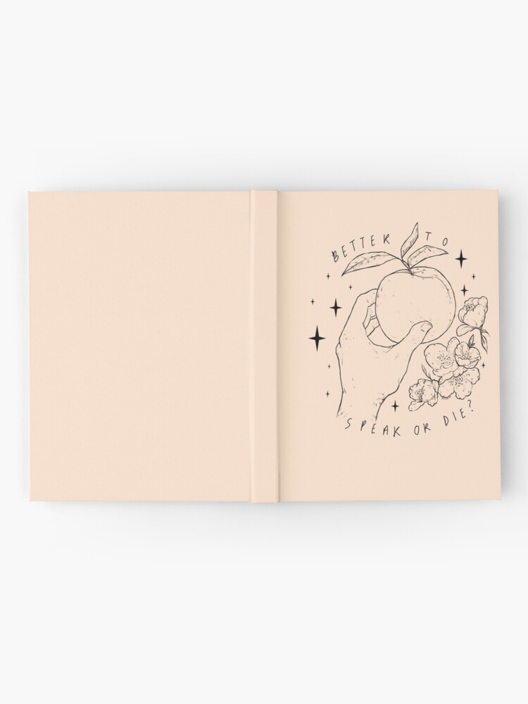 Alternate view of Speak Or Die ? Hardcover Journal