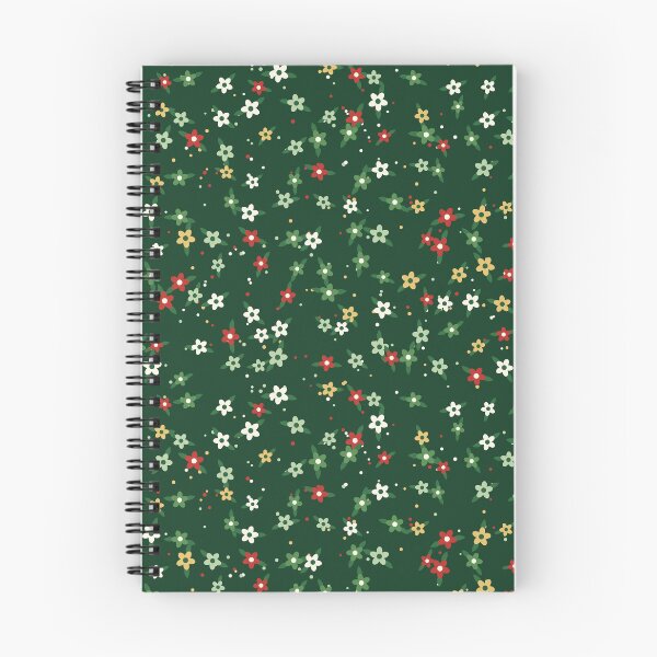 Item preview, Ditsy Floral Design In Pine Green, A Woodland Tiny Flower Pattern designed and sold by cute-animals99.