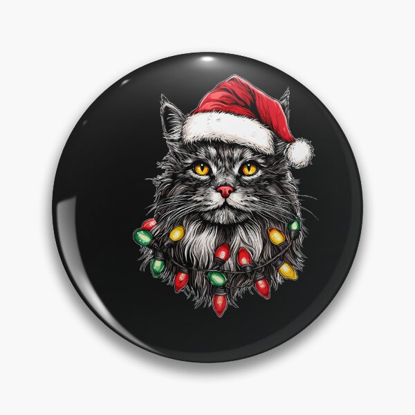 Item preview, Maine Coon Cat Christmas Hat Xmas designed and sold by FrankIsabel.