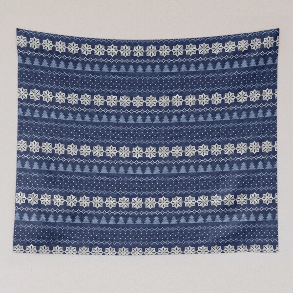 Item preview, Fair Isle Pattern In Indigo - Calm Fair Isle Design designed and sold by cute-animals99.
