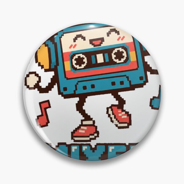 Item preview, Mixed Feelings Cassette Dancing Retro Music Sticker designed and sold by SaeedArtStudio.