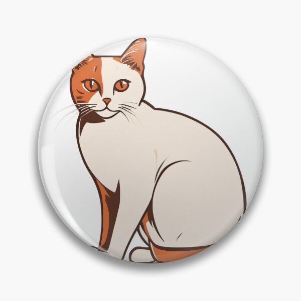Item preview, Cat - Simple Flat Illustration designed and sold by Hidamari's SHOP.