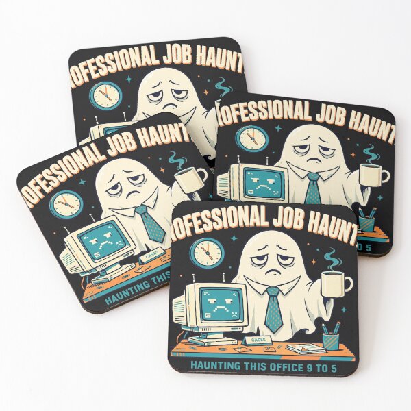 Item preview, Professional Job Haunter — Haunting This Office 9 to 5, Funny Office Ghost designed and sold by HauntedMileHigh.