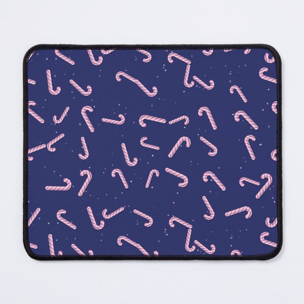 Item preview, Candy Canes Seamless Pattern - Hydrangea Blue Peppermint Stick In A Fresh Palette designed and sold by cute-animals99.