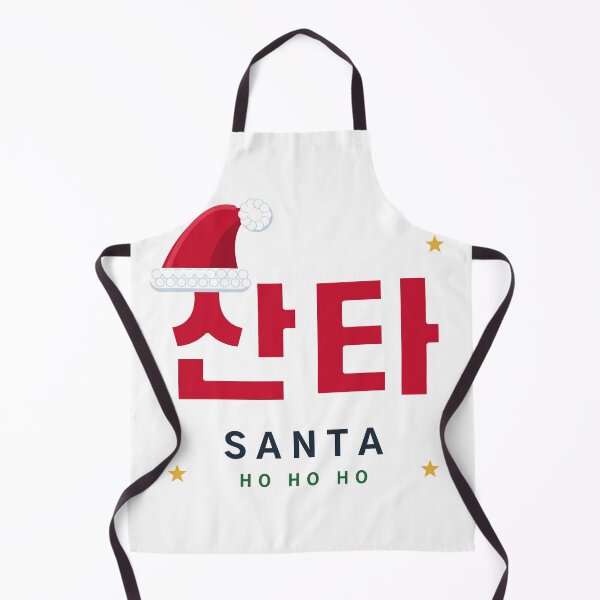 Item preview, Santa Claus en coreano (Hangul) designed and sold by SpeedContentLab.