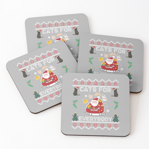 Item preview, Santa Throwing Cats Funny Cat Christmas Cats For Everybody designed and sold by ArleneRowe.