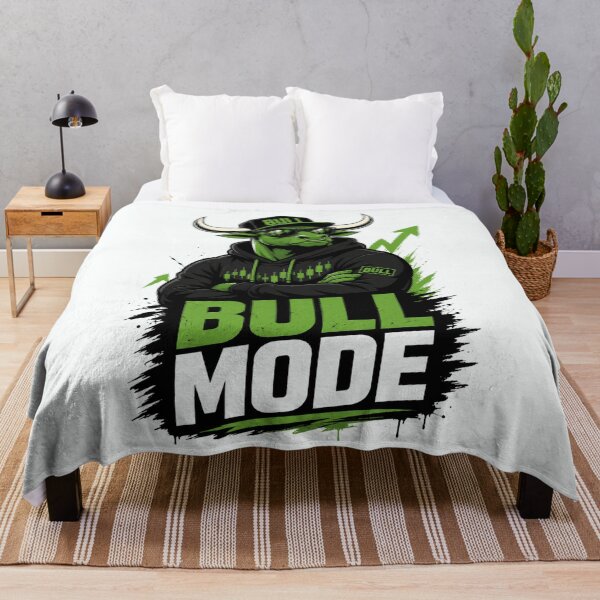 Item preview, Bull Mode Streetwear Finance Bull Premium Vector Illustration designed and sold by TommyArt94.